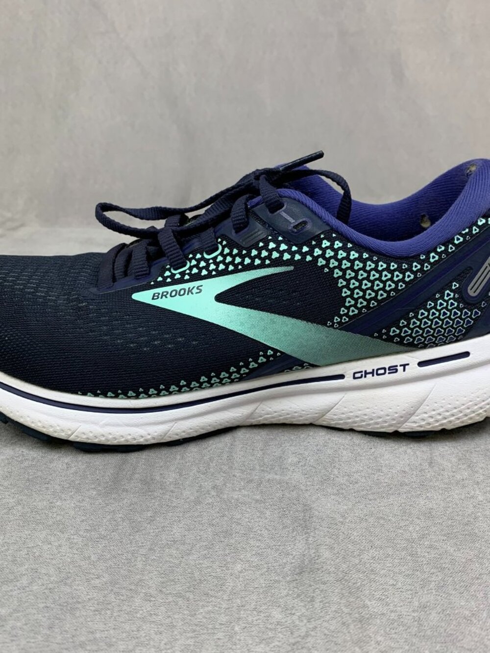 Brooks Womens Shoes 9 Wide D Purple Blue Teal Ghost 14 Running 1203561D446